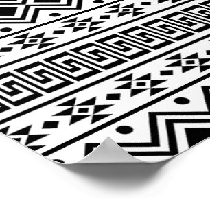 02012020 Ethnisches Muster-02 Poster