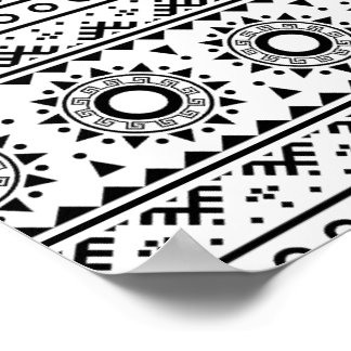 02012020 Ethnisches Muster-04 Poster