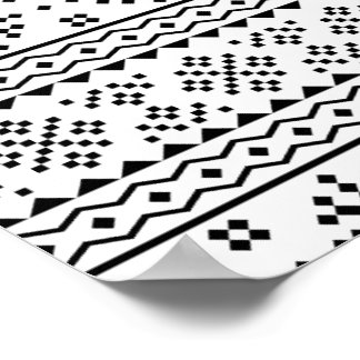 02012020 Ethnisches Muster-05 Poster