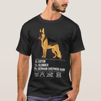 021 20% Baumwolle 30% Slobber 50% Deutscher Schäfe T-Shirt