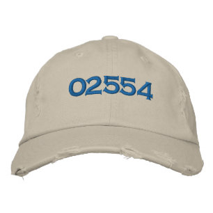 02554 NANTUCKET bestickter Hat Bestickte Baseballkappe