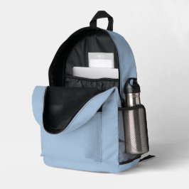 #027 Light Blue Gray Color Collection Bedruckter Rucksack