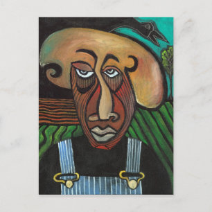 #02 Ich habe die Blues Got Postkarte