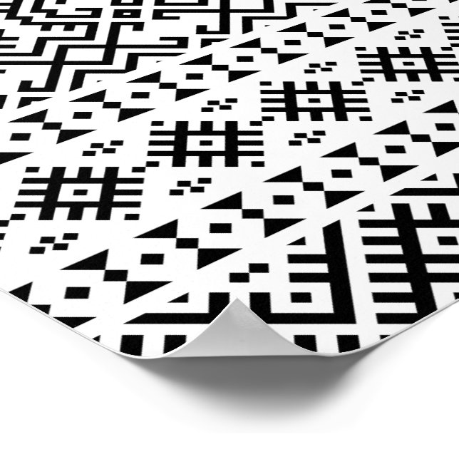 03012020 Ethnisches Muster für Stämme-10 Poster (Ecke)