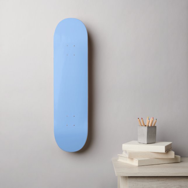 #030 Pastellblaue Farbensammlung Skateboard (Wandkunst)
