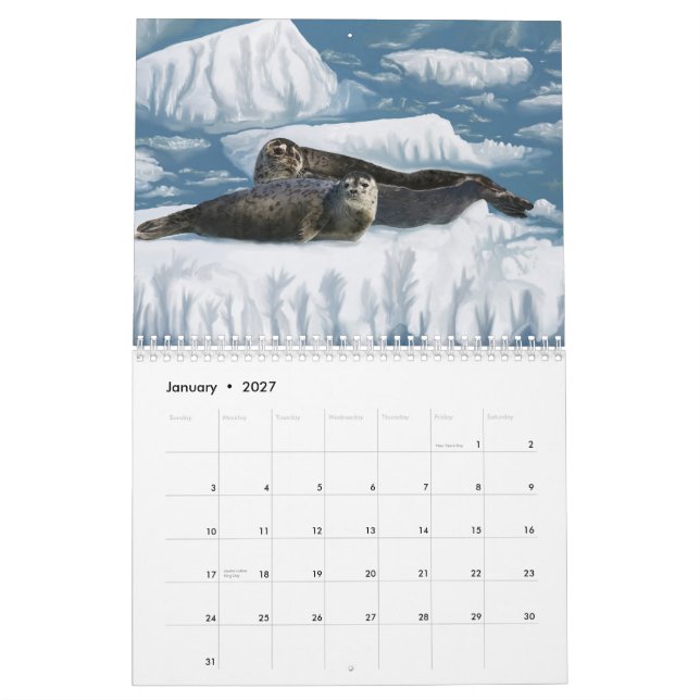 035, AlaskaArt durch David Wagner Kalender (Jan 2027)