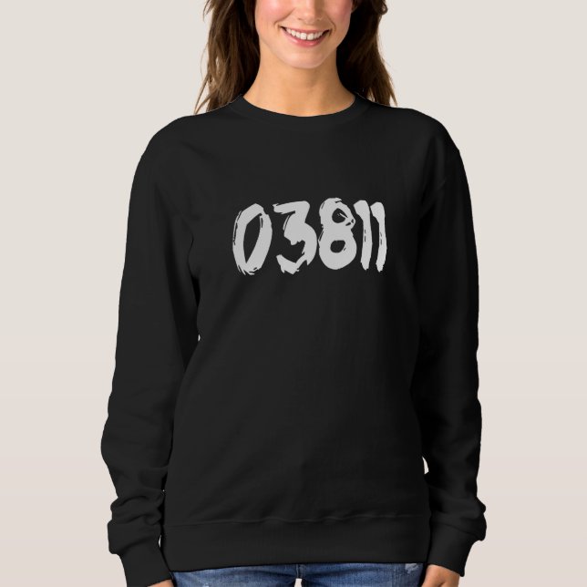 03811 Zipcode Atkinson New Hampshire Heimat NH Z Sweatshirt (Vorderseite)