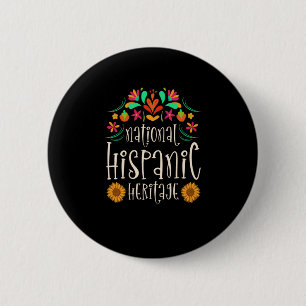 03.National Hispanic Erbe Monat alle Länder. Button