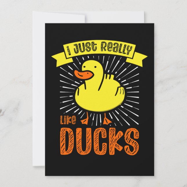 03.Rubber duck for a Duck Lovers Save The Date (Vorderseite)