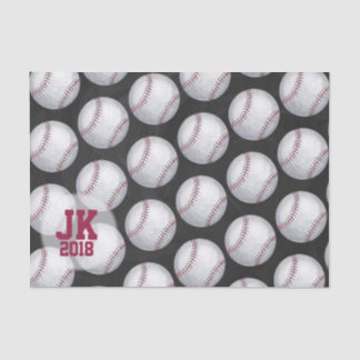 03of12 Baseball-Musterteppichpapier Seidenpapier