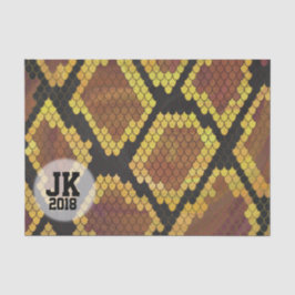 03of12 Schlange Musterteppichpapier Seidenpapier