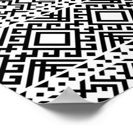 04012020-Tribal-ethnische Muster-02 Poster