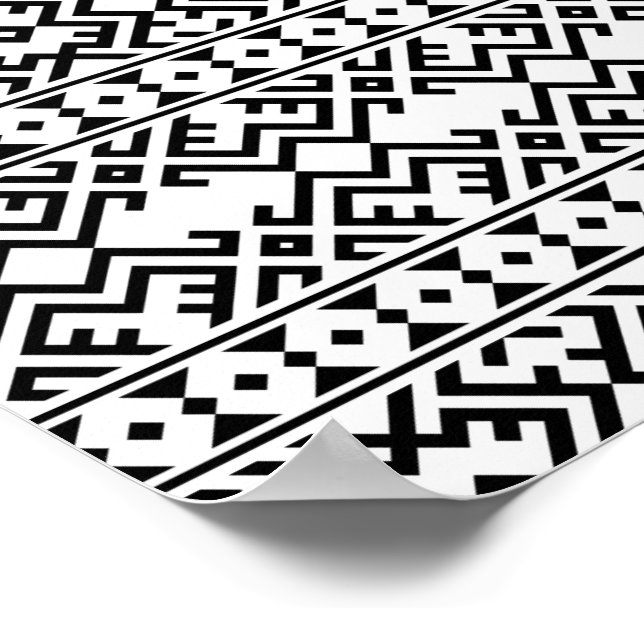 04012020-Tribal-ethnische Muster-03 Poster (Ecke)