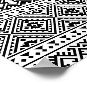 04012020-Tribal-ethnische Muster-08 Poster