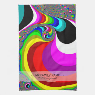 040 Obama - Fraktal Art Handtuch