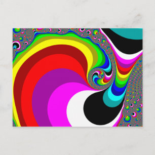 040 Obama - Fraktal Art Postkarte