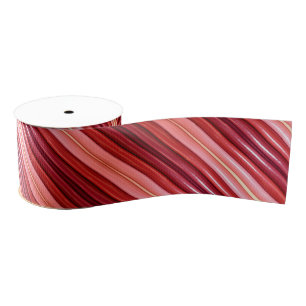 040 Rote Streifen Ripsband