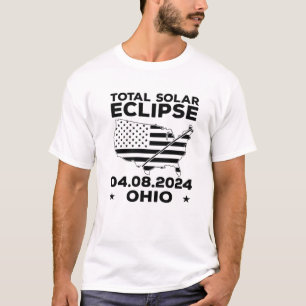 04.08.2024 Total Solar Eclipse Event 8. April, T-Shirt