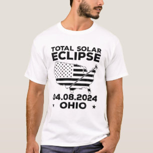 04.08.2024 Total Solar Eclipse Event 8. April, T-Shirt