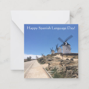 04.23.SpanishLanguageDay Mitteilungskarte