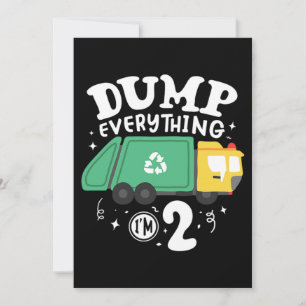 04.Garbage Truck für einen Mülltransporter-Lüfter Save The Date