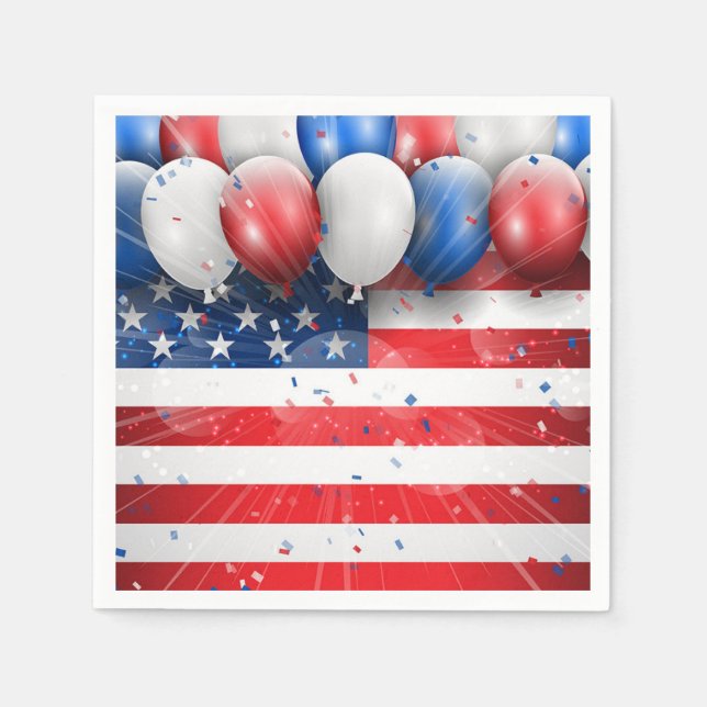 04. Juli Paper Napkins Serviette (Vorderseite)