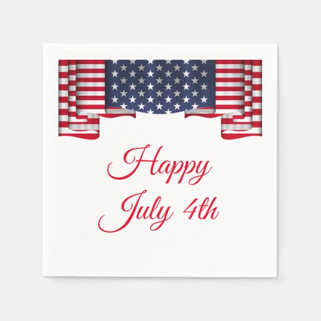 04. Juli Paper Napkins Serviette (Vorderseite)