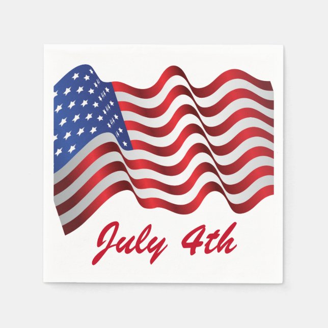 04. Juli Paper Napkins Serviette (Vorderseite)