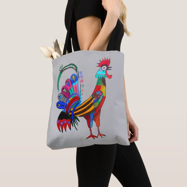 055 - Rooster Tote Bag (Von Nahem)