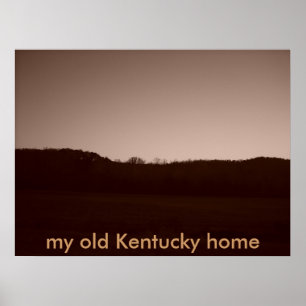 057, mein altes Kentucky-Zuhause Poster
