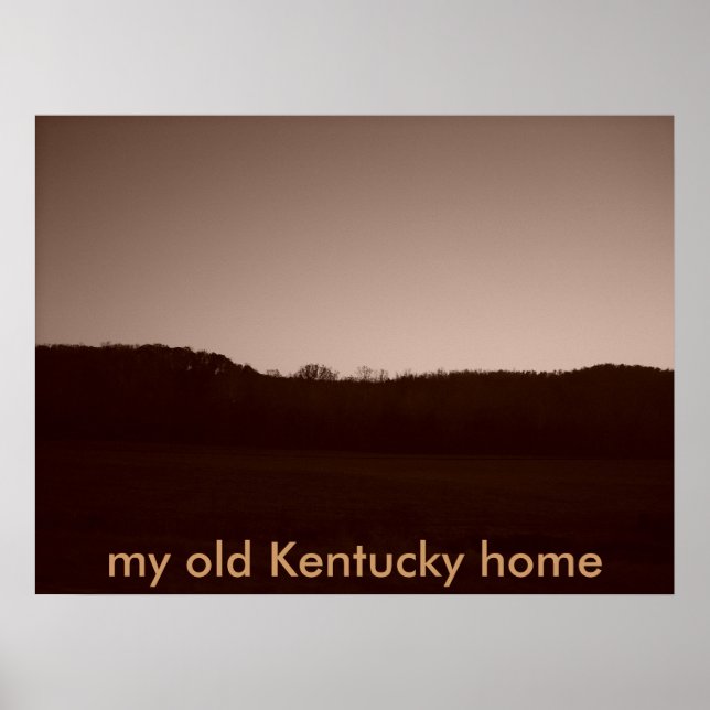057, meine alte Kentucky Zuhause Poster (Vorne)