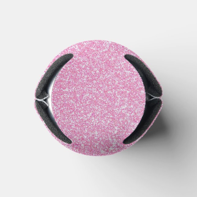 05 Baby Pink Glitzer Print Glimmer Glitzern Dosenkühler (Unterseite)