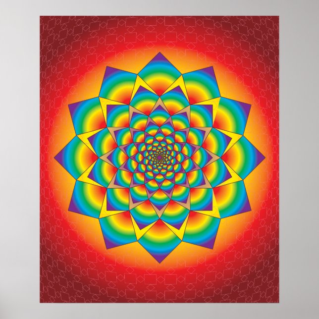 05 RADIANCE MANDALA POSTER (Vorne)