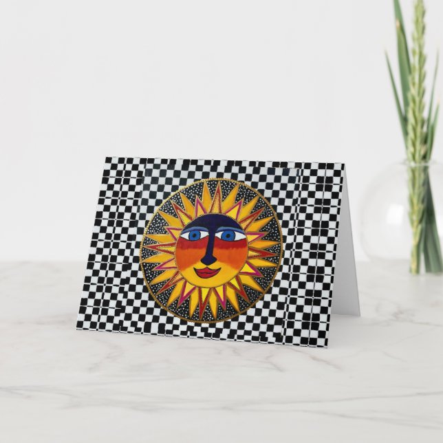 05 - Soleil-Grußkarte Karte (Vorderseite)