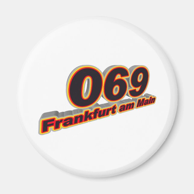 069 Frankfurt am Main Magnet (Vorne)