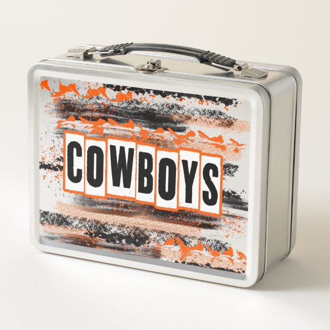 070-COWBOYS-Lunch-Box-Kit speziell entwickelt Metall Brotdose (Vorderseite)