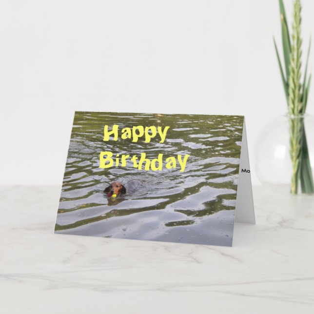 071, Happy Birthday Karte (Vorderseite)