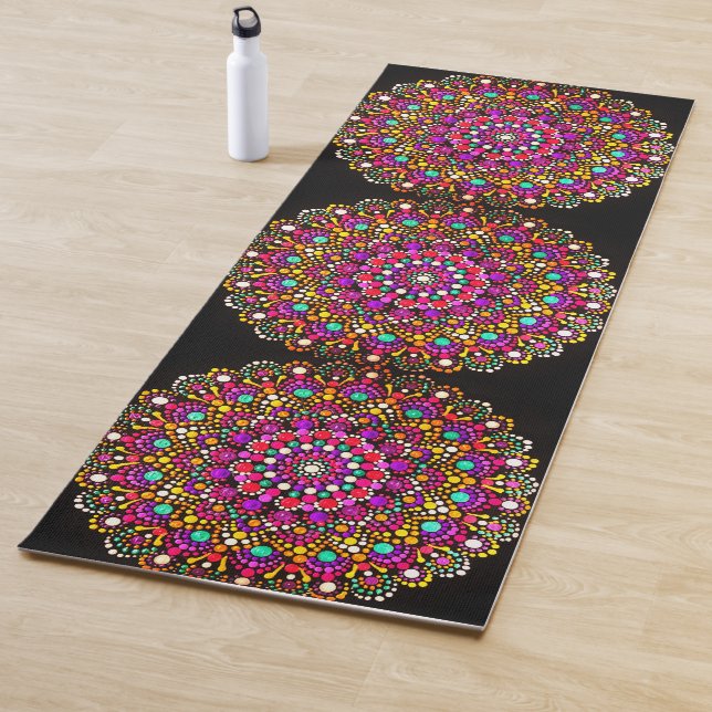 073 - Knitting Mandala Yoga Mat Yogamatte (Beispiel)