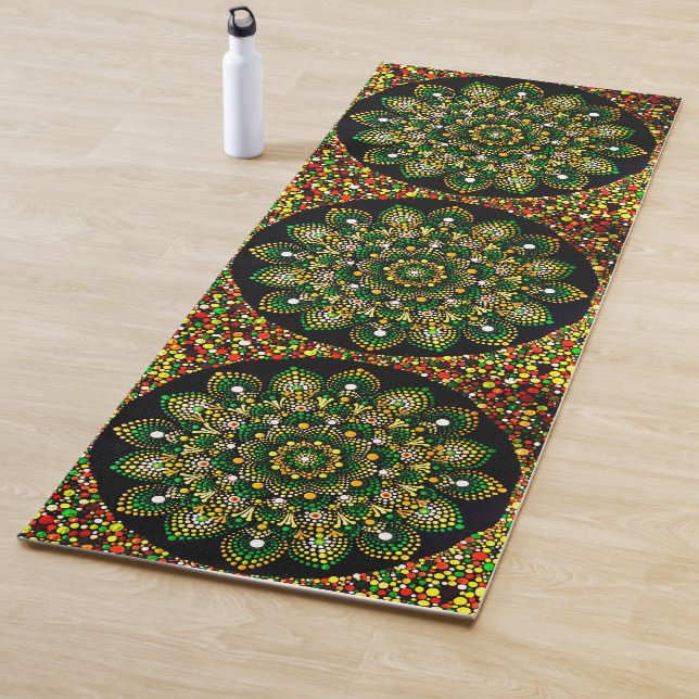 074 - Anbau von Mandala Yoga Mat Yogamatte (Beispiel)