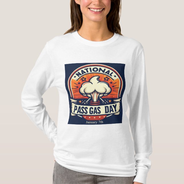 07.01. National Pass Gas Day T-Shirt (Vorderseite)