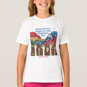 07.02.2010 - Wave All Your Fingers/Neighbor T-Shirt