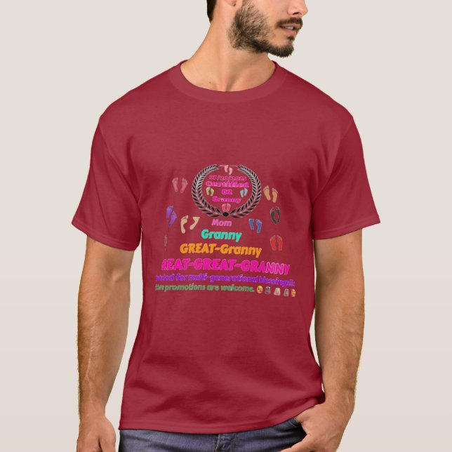 07/20/2025 Great-Great-Granny (G2) Commemorative T-Shirt (Vorderseite)