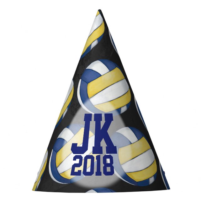 07 von 12 Custom Volleyball Party Hats Partyhütchen (Vorderseite)