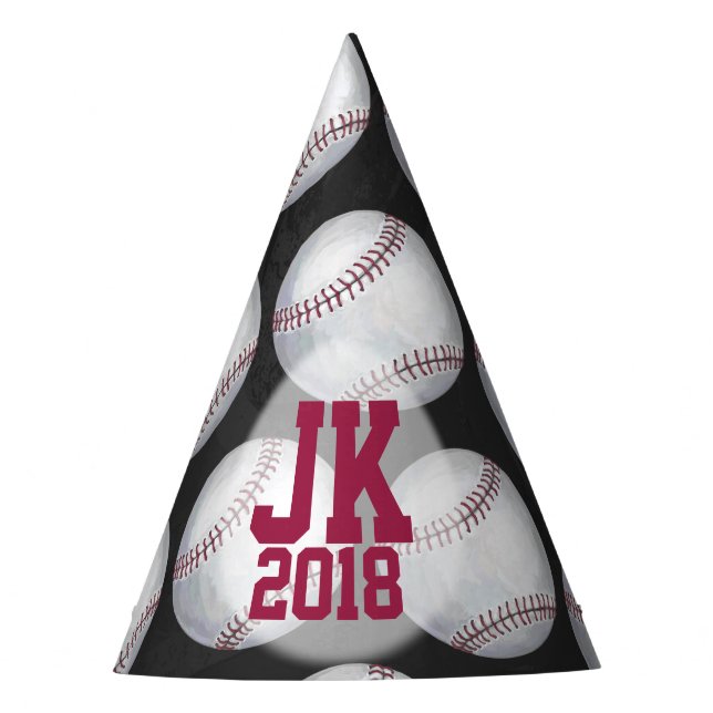 07of12 Custom Baseball Party Hats Partyhütchen (Vorderseite)