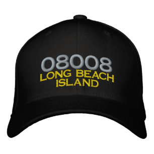08008 HAT LANGE STRANDINSEL GAP BESTICKTE BASEBALLKAPPE
