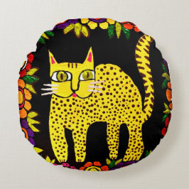 084 - Rundkissen Rundes Kissen