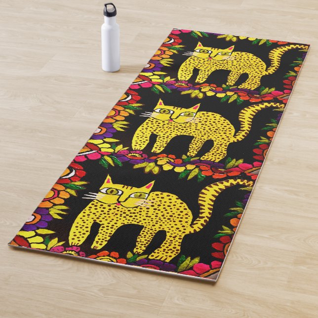 089 - Basi the Cat Yoga Mat Yogamatte (Beispiel)