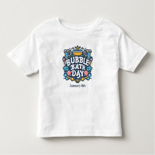 08.01. - Blase Bath Day Kleinkind T-shirt