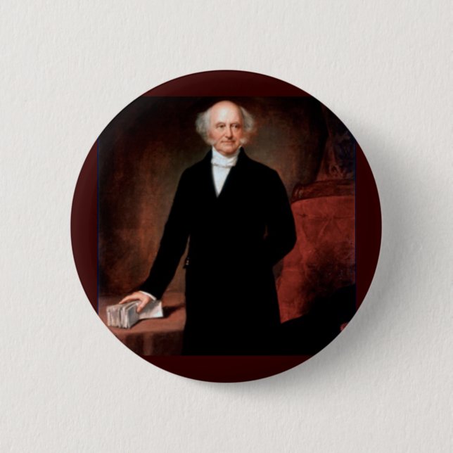 08 Martin Van Buren Button (Vorderseite)