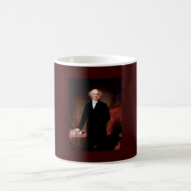 08 Martin Van Buren Kaffeetasse (Mittel)